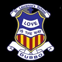 School emblem of St Laurence's Catholic Primary School Dubbo
