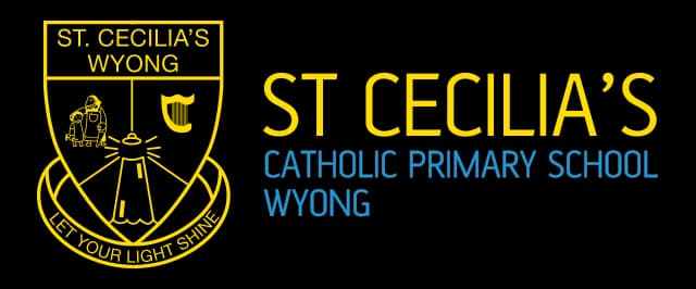 School emblem of St Cecilia's Catholic Primary School