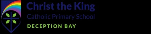 School emblem of Christ the King Catholic Primary School