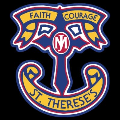 School emblem of St Therese's Catholic School