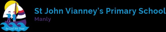 School emblem of St John Vianney's Primary School