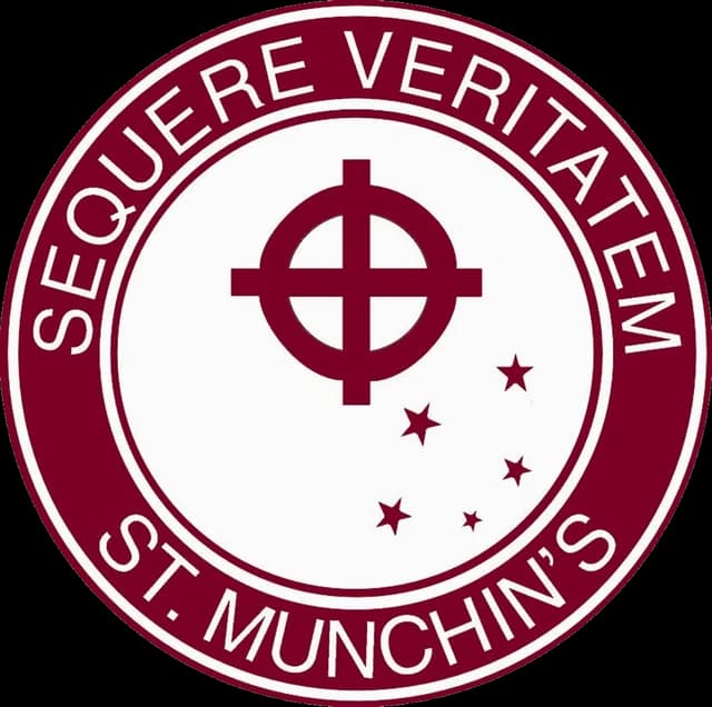 School emblem of St Munchin's Catholic School