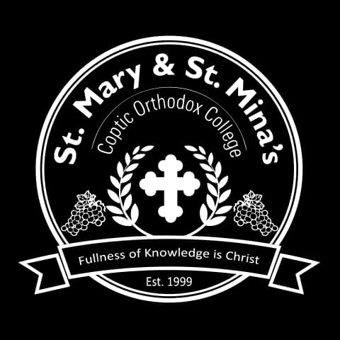 School emblem of St Mary and St Mina's Coptic Orthodox College