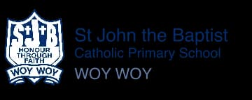 School emblem of St John the Baptist Catholic Primary School