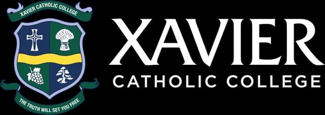 School emblem of Xavier Catholic College