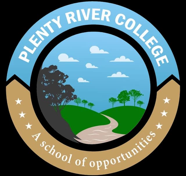 School emblem of Plenty River College