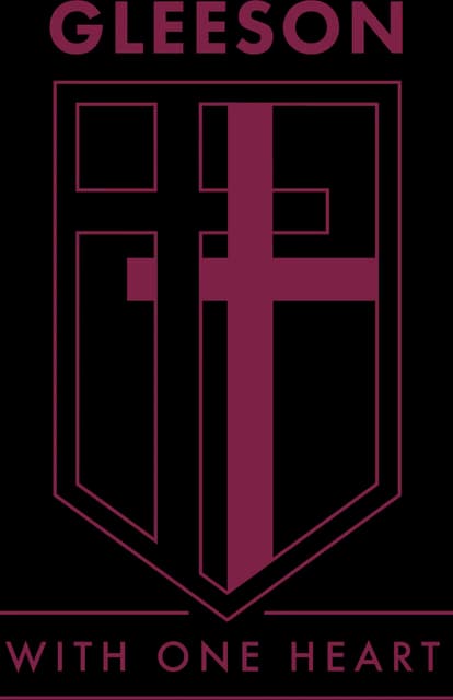 School emblem of Gleeson College