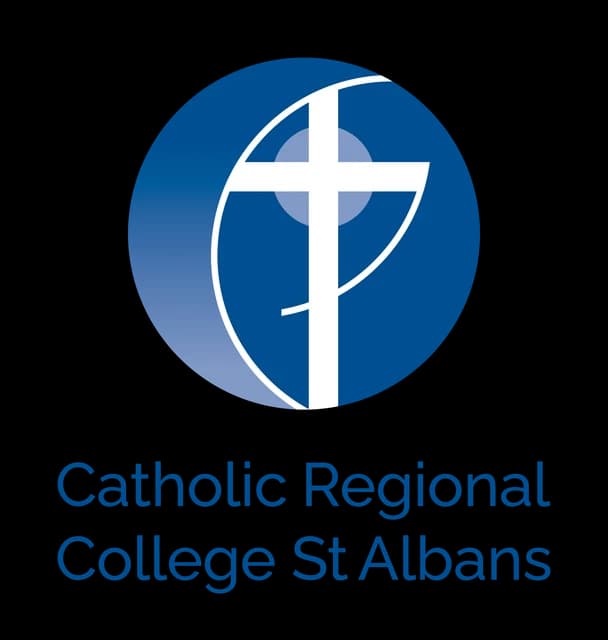 School emblem of Catholic Regional College St Albans