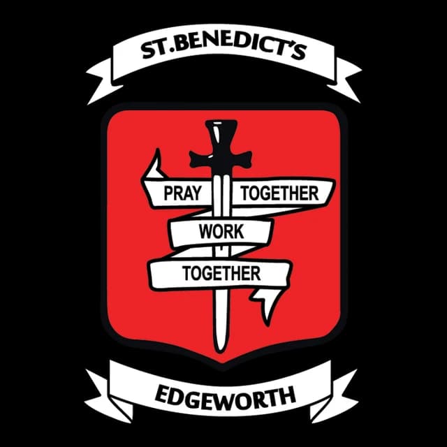 School emblem of St Benedict's Primary School