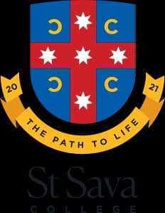 School emblem of St Sava College