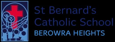 School emblem of St Bernard's Catholic Primary School