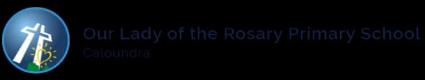 School emblem of Our Lady of the Rosary School