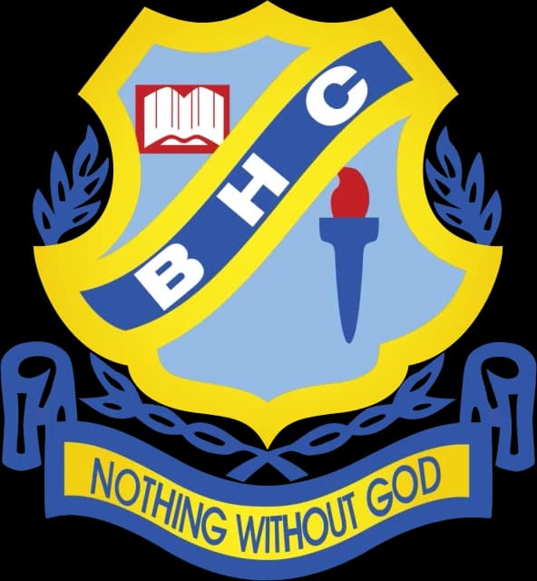 School emblem of Blue Hills College