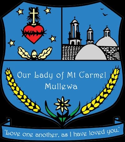 School emblem of Our Lady of Mount Carmel School