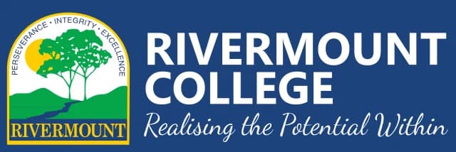 School emblem of Rivermount College