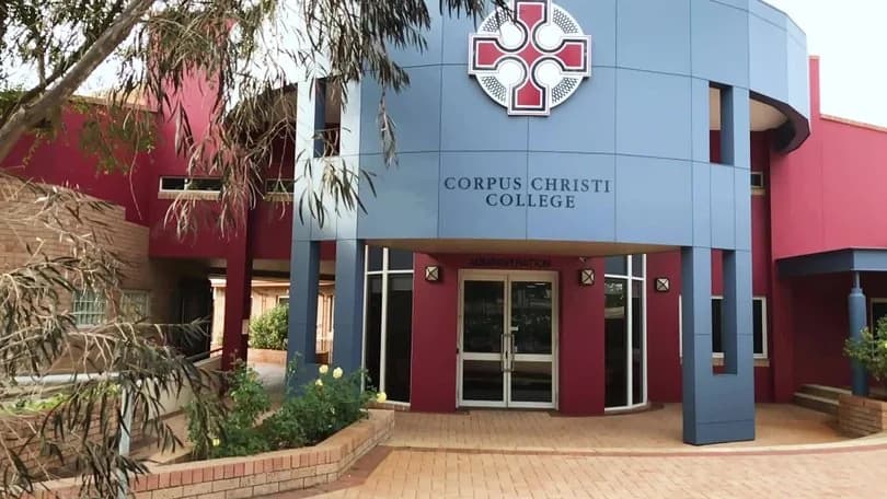 Campus buildings and grounds at Corpus Christi College in Bateman