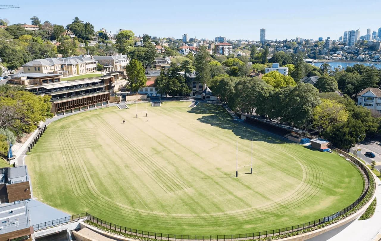 Campus buildings and grounds at Cranbrook School in Bellevue Hill