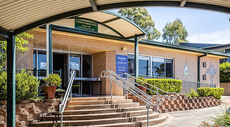 Campus buildings and grounds at St Joseph's School in Kingswood