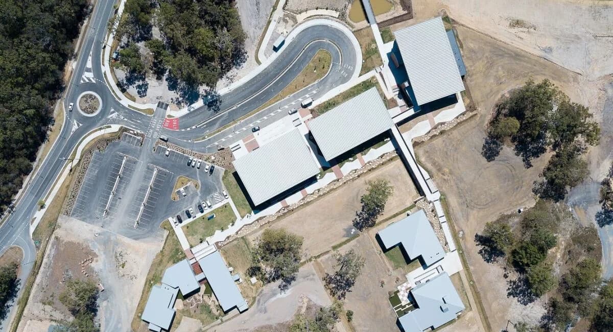 Campus buildings and grounds at St Joseph's College in Coomera