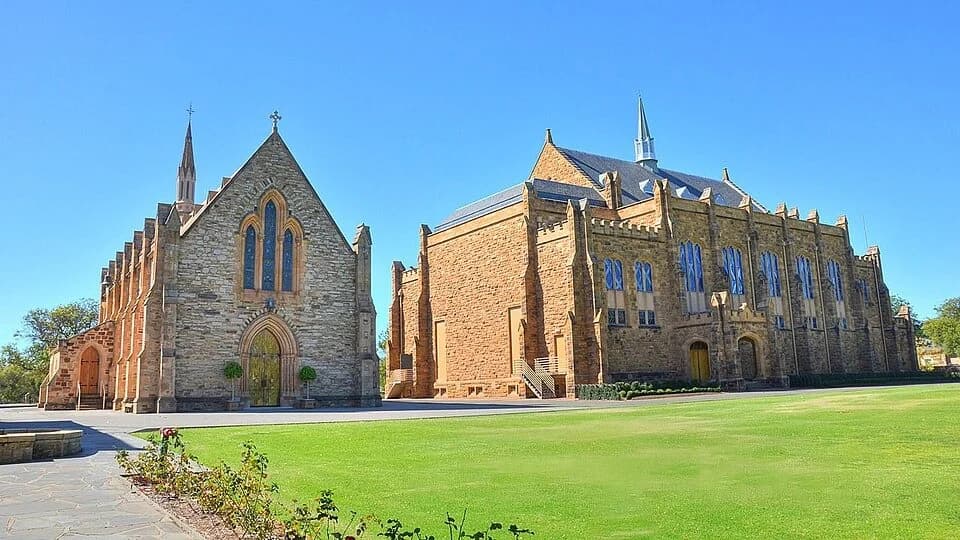 Chapel and Memorial Hall at St Peter's College, Adelaide