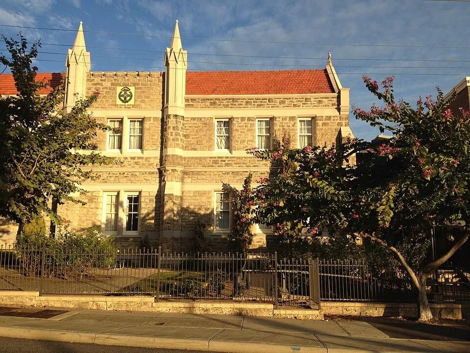 Facade of Christian Brothers’ College in Fremantle