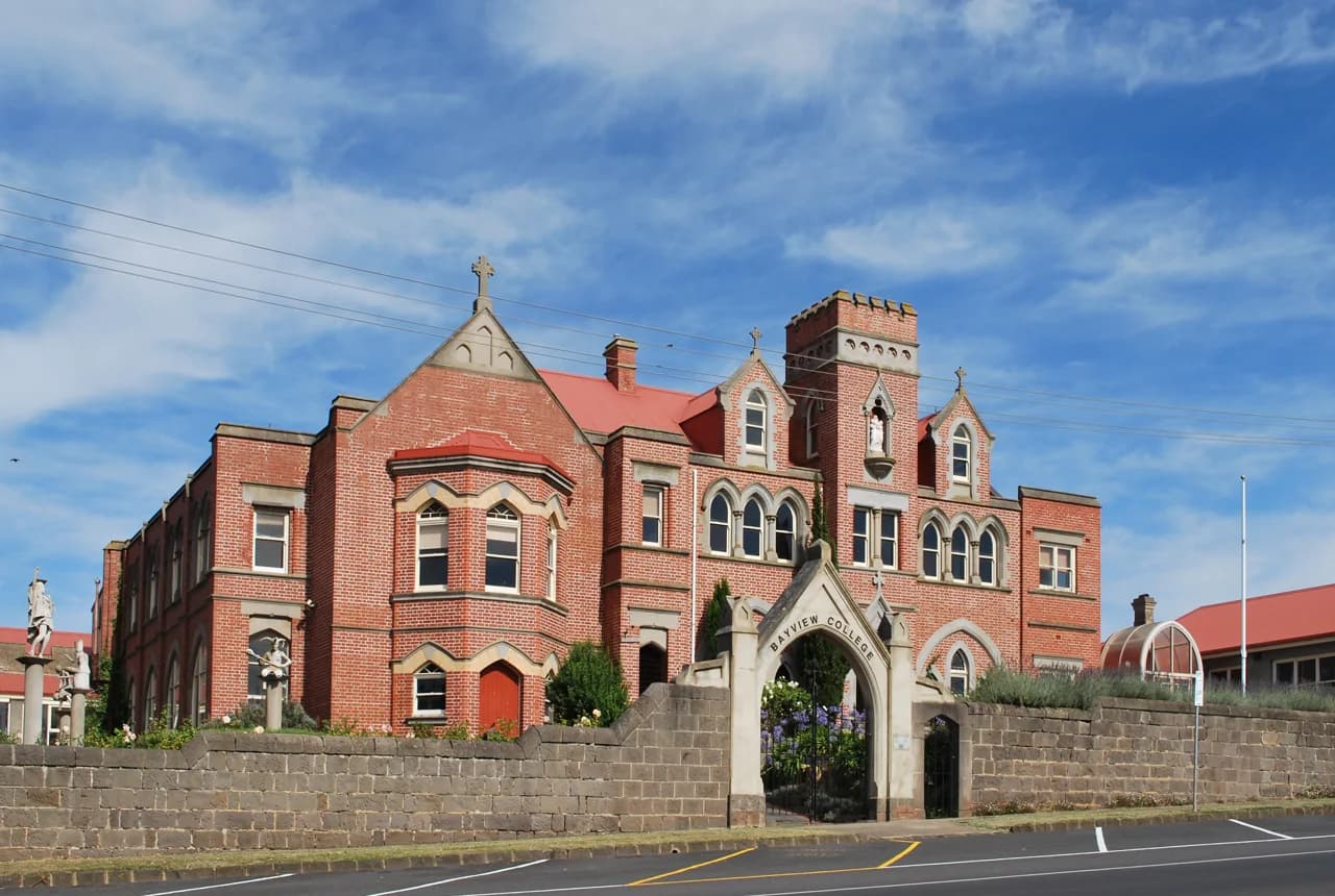 Campus buildings and grounds at Bayview College in Portland