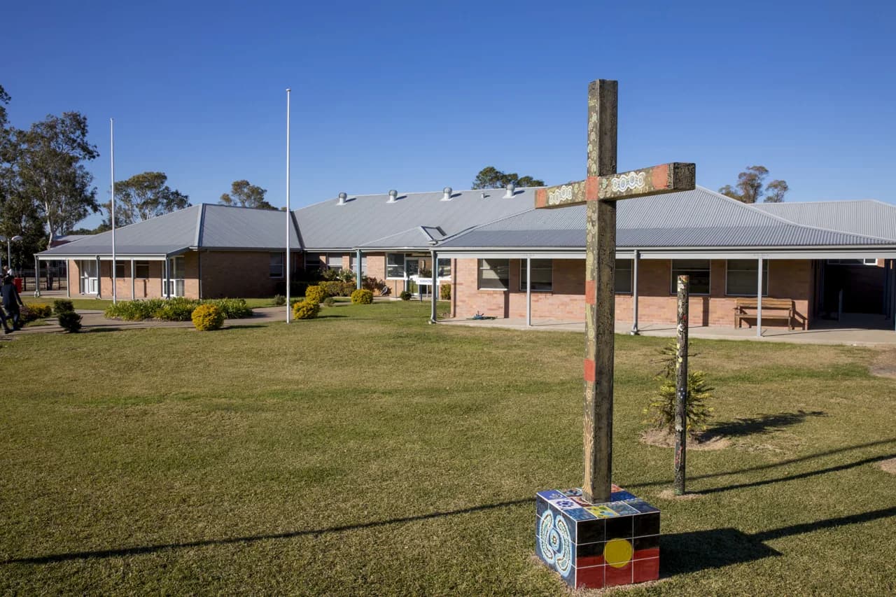 Campus buildings and grounds at St Catherine's Catholic College in Singleton