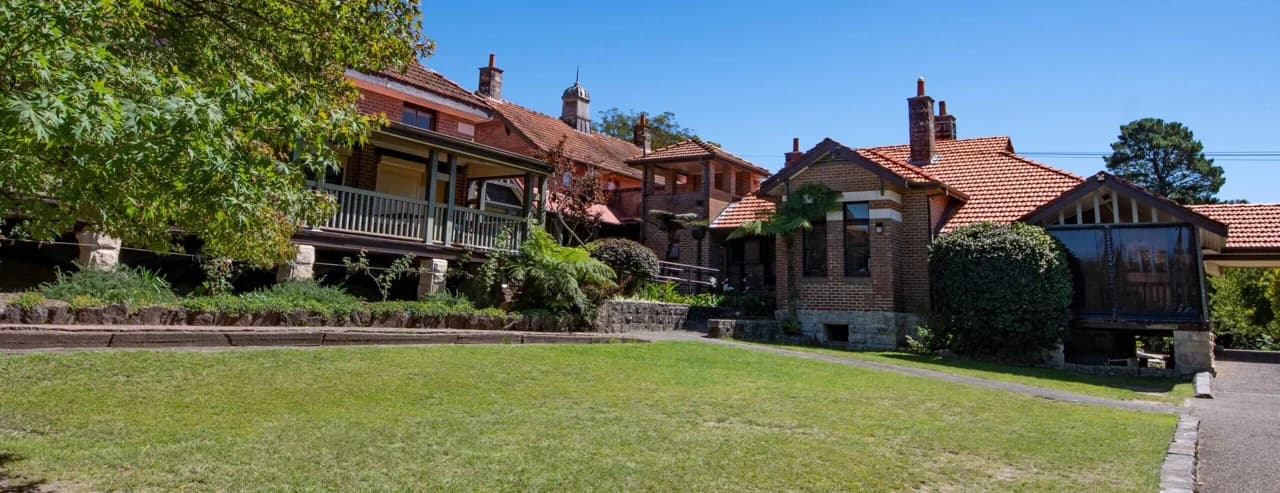Campus buildings and grounds at Korowal School in Hazelbrook