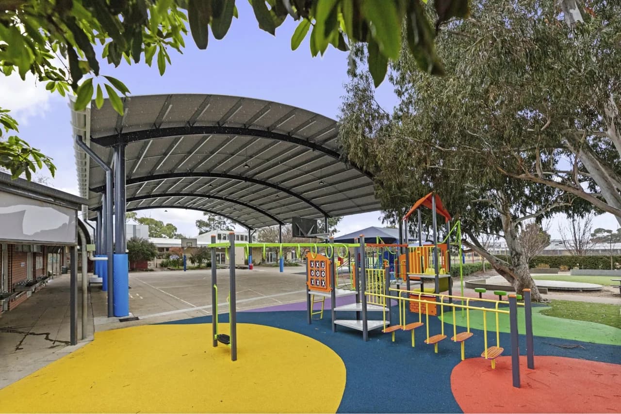 Campus buildings and grounds at Corpus Christi School in Werribee