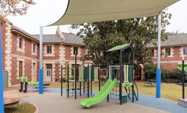 Campus buildings and grounds at Aspect Riverina School in Albury
