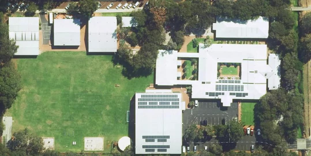 Campus buildings and grounds at Cornerstone Christian College in Busselton