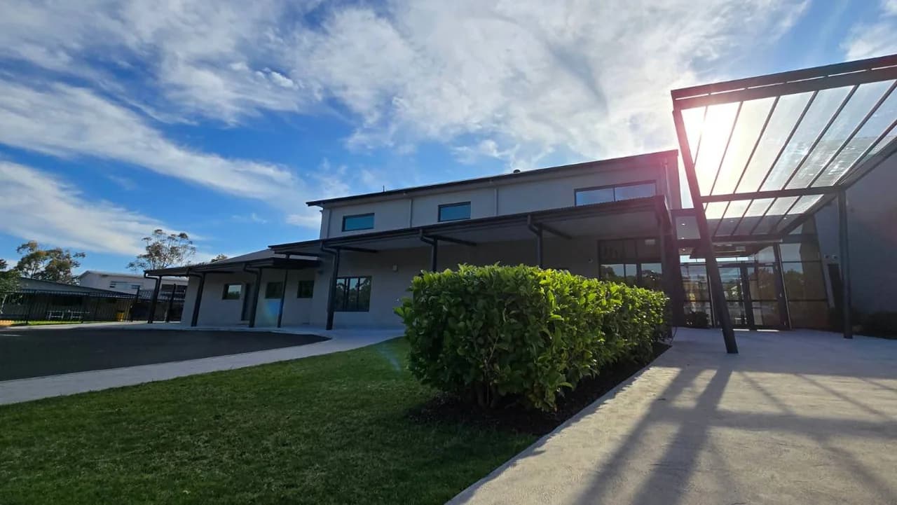 Campus buildings and grounds at OneSchool Global NSW - Illawarra in Maddens Plains
