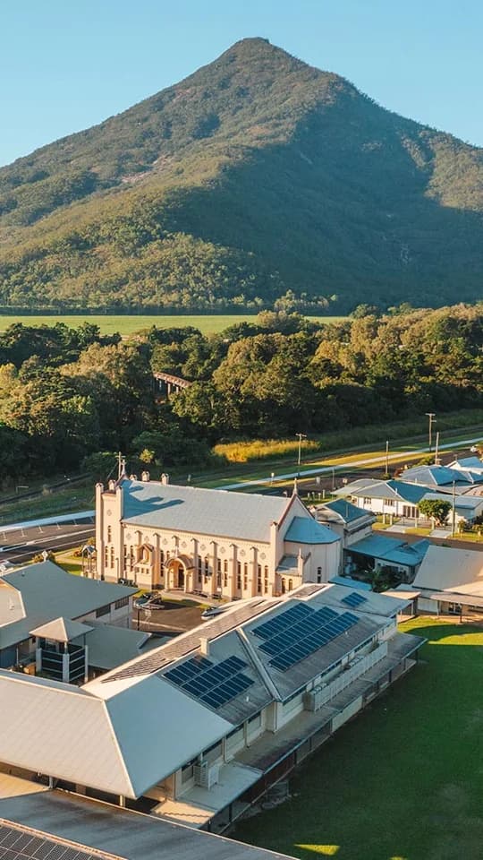 Campus buildings and grounds at St Michael's School in Gordonvale