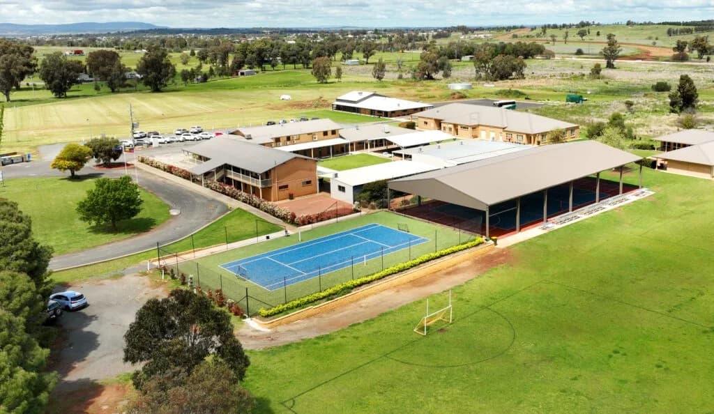 Campus buildings and grounds at Parkes Christian School in Parkes