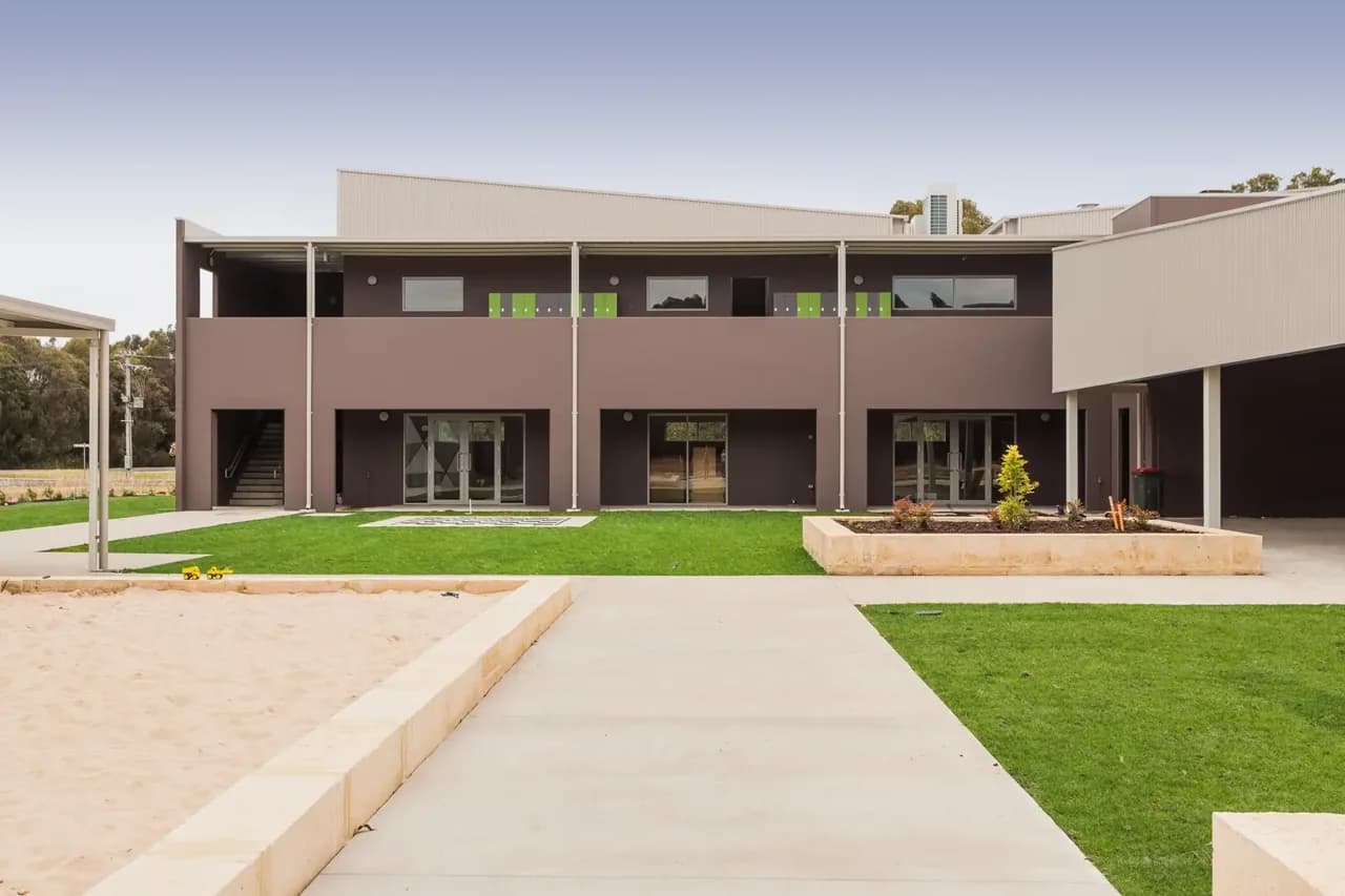 Campus buildings and grounds at John Calvin Christian College in Armadale