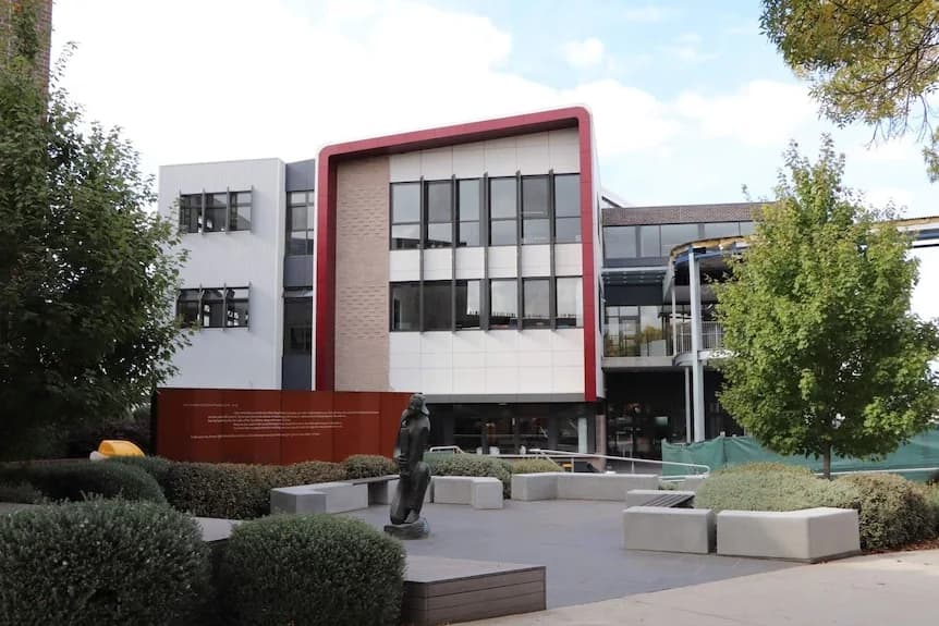 Campus buildings and grounds at Our Lady of Mercy College in Heidelberg