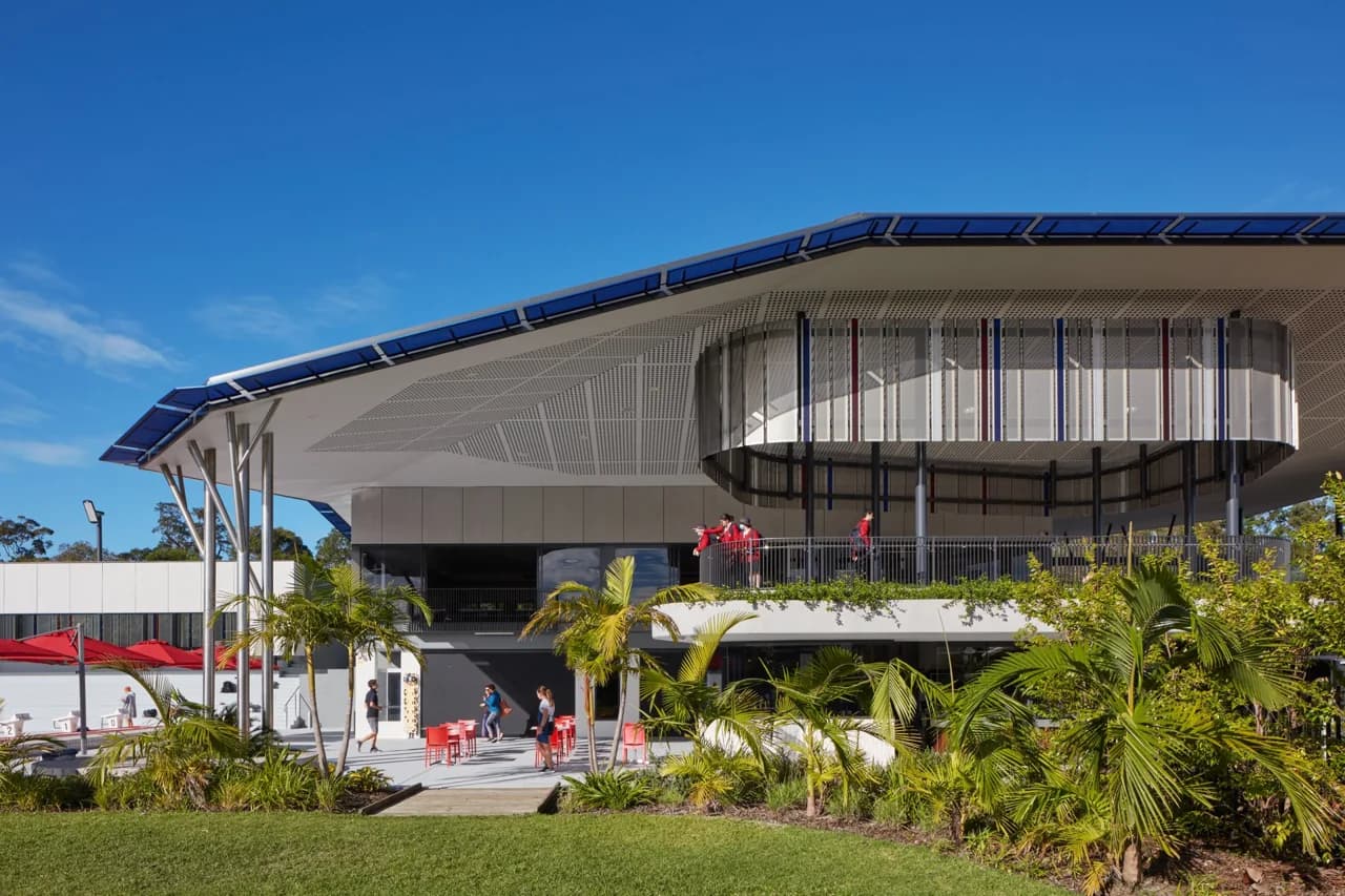 Campus buildings and grounds at St Andrew's Anglican College in Peregian Springs