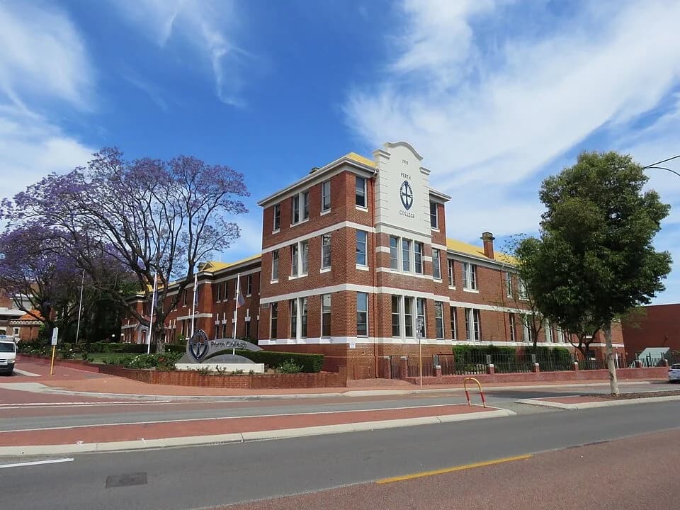 School building at Perth College in Mount Lawley