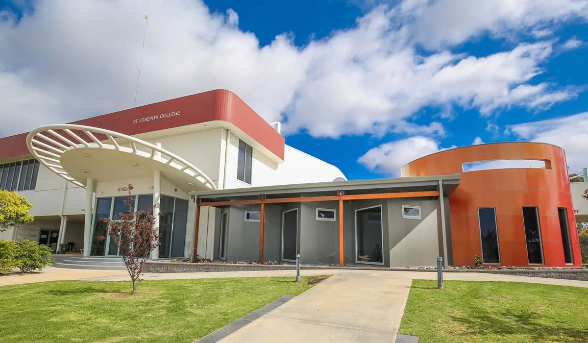 Campus buildings and grounds at St Joseph's College Mildura in Mildura