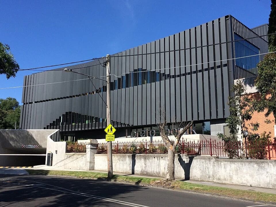School buildings at Loreto Mandeville Hall, Toorak