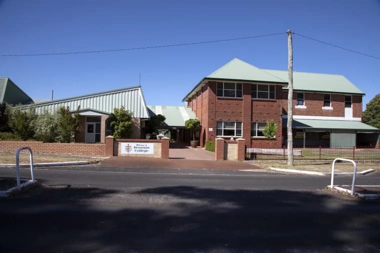 Campus buildings and grounds at Kearnan College in Manjimup