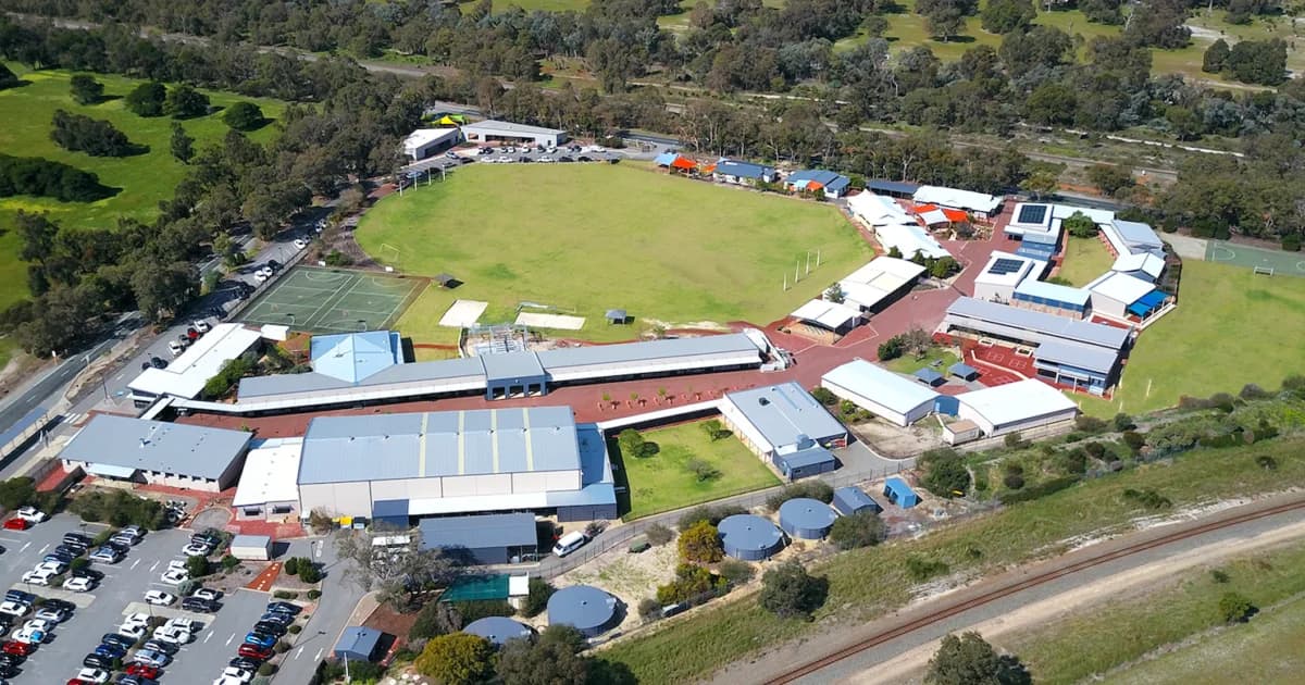 Campus buildings and grounds at Court Grammar School in Mundijong