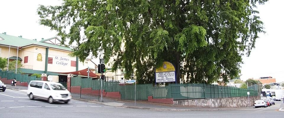 St James College buildings in Brisbane