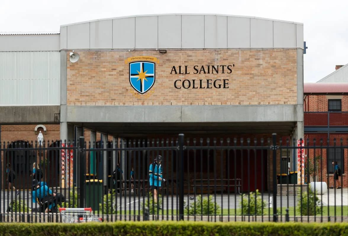 Campus buildings and grounds at All Saints College in Maitland