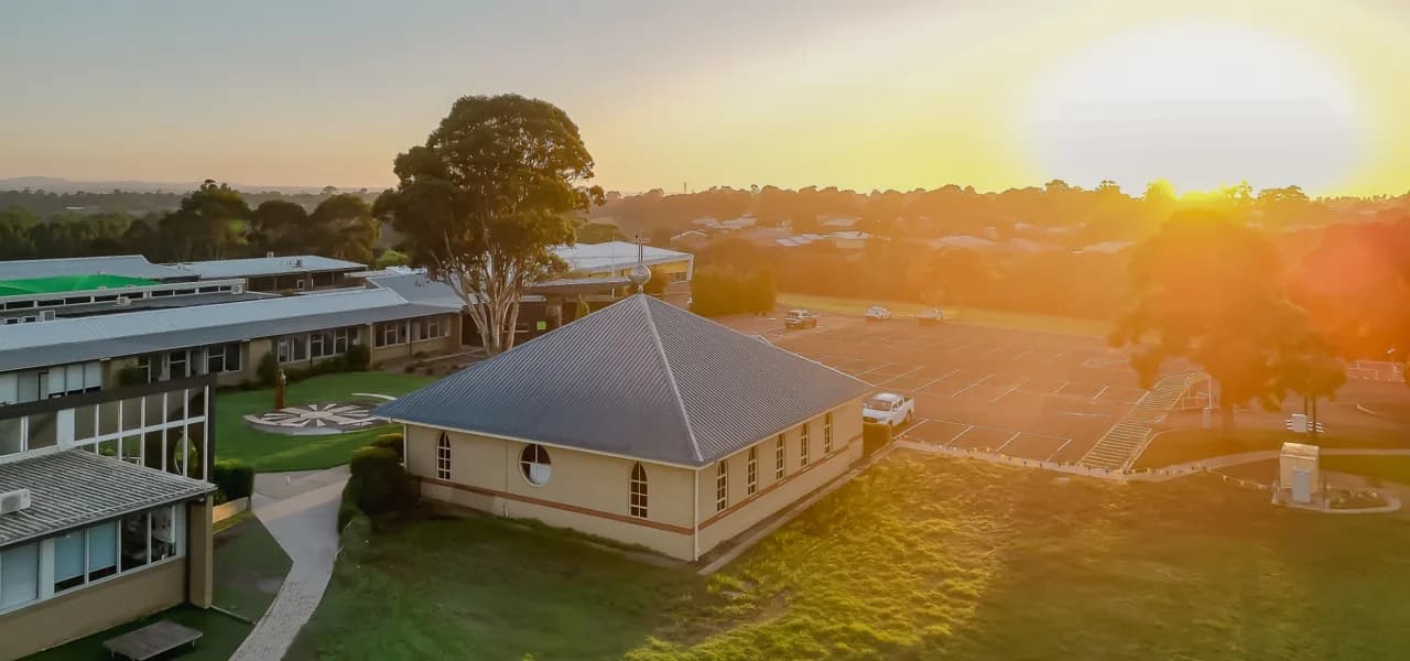 Campus buildings and grounds at Nagle College in Bairnsdale