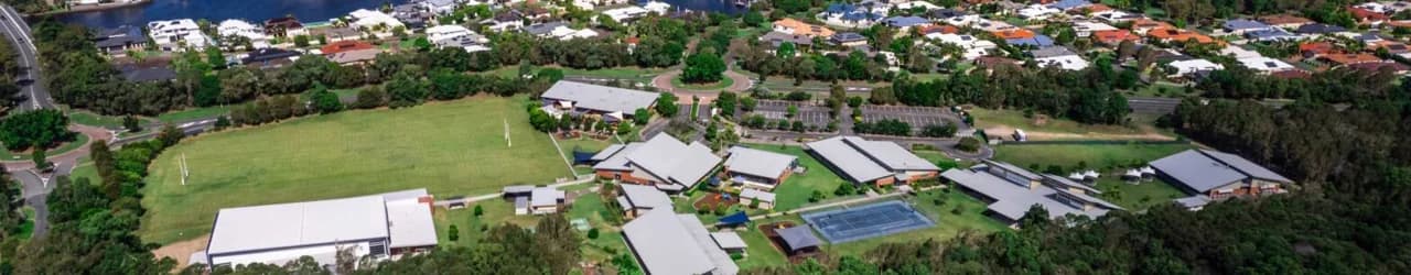 Campus buildings and grounds at Caloundra City Private School in Pelican Waters