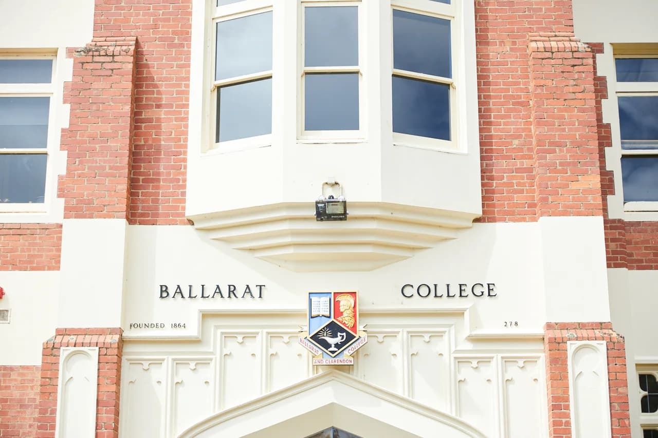 Campus buildings and grounds at Ballarat Clarendon College in Ballarat