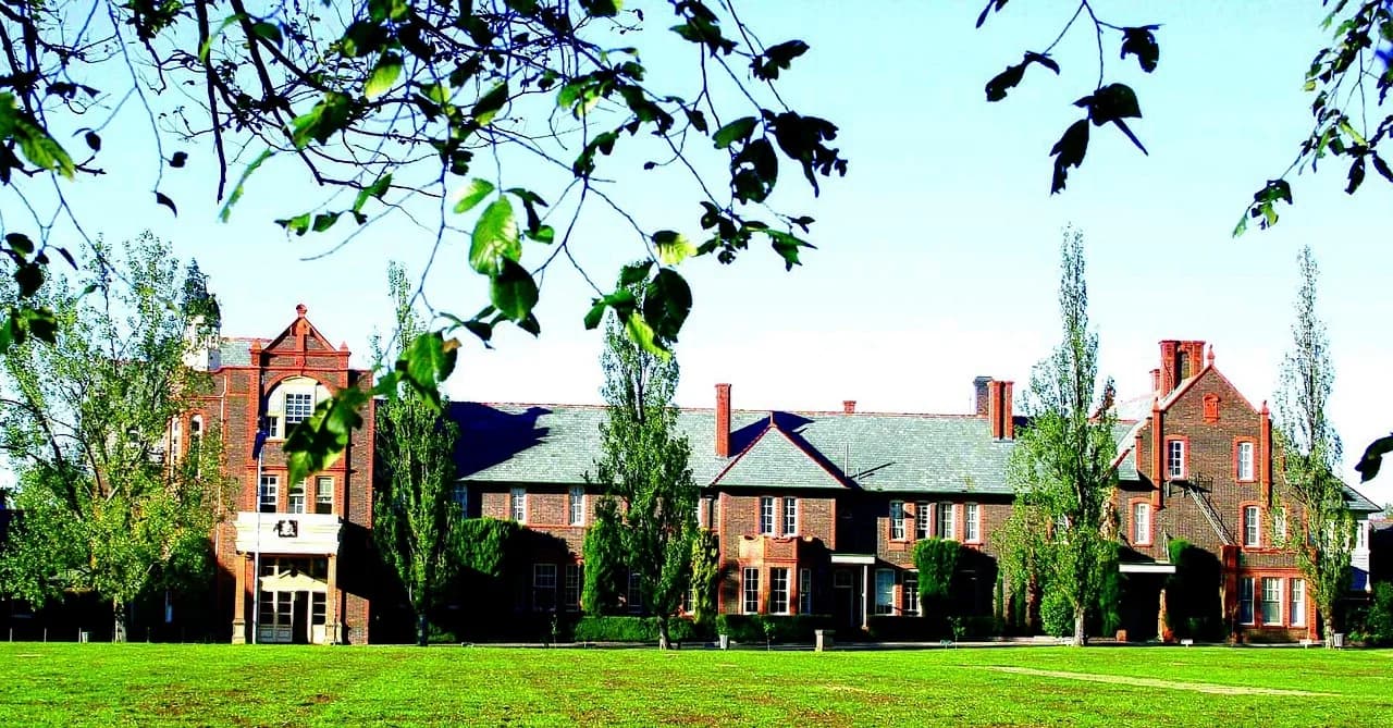 Main building and grounds at The Armidale School