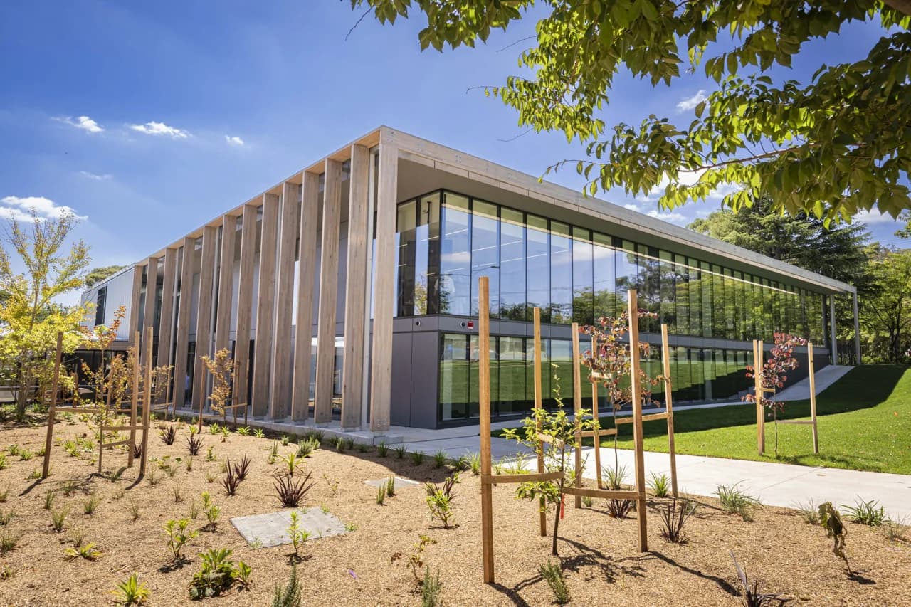 Campus buildings and grounds at Luther College in Croydon Hills