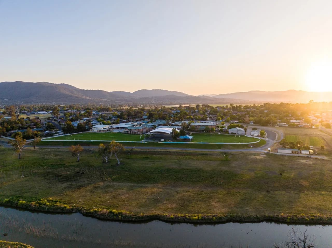 Campus buildings and grounds at Carinya Christian School Tamworth in Tamworth